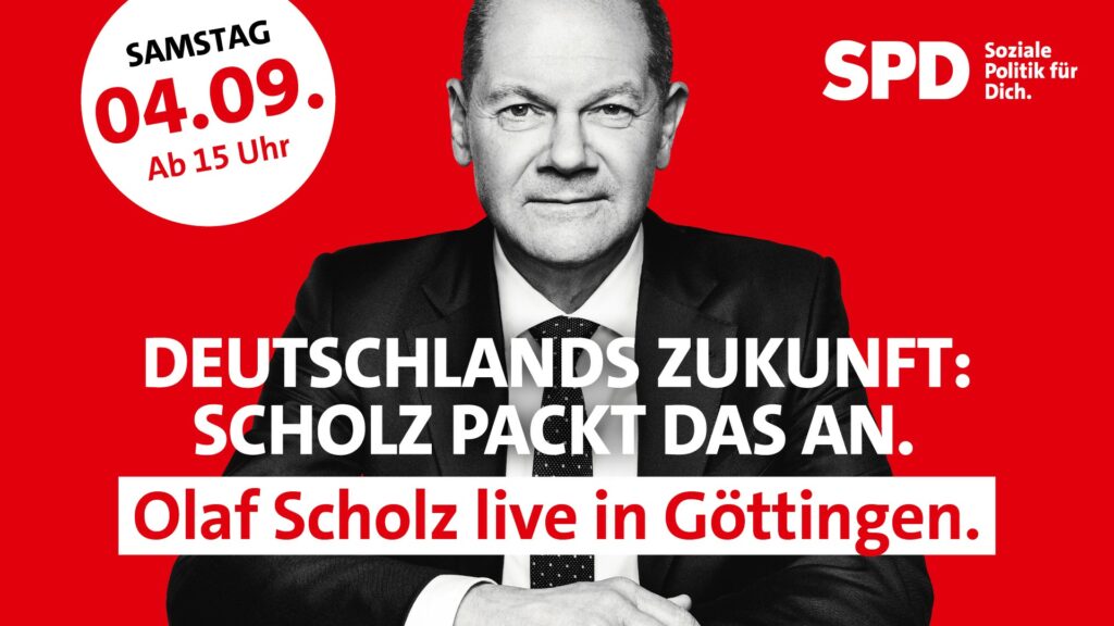 Olaf Scholz live in Göttingen