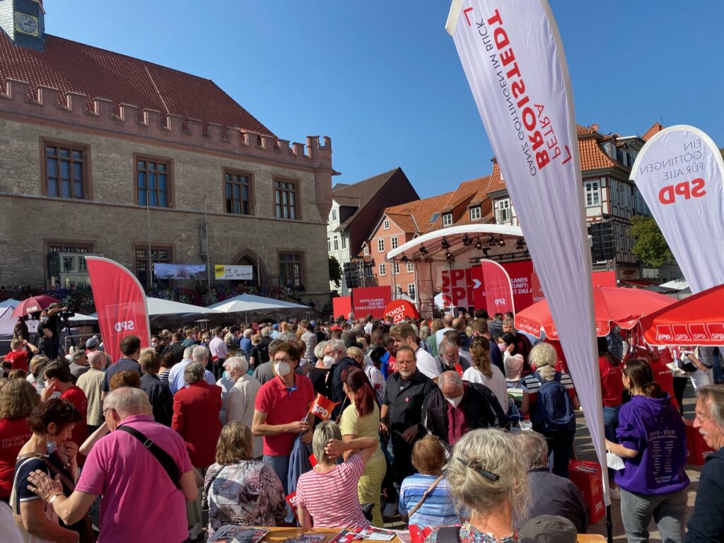 Olaf Scholz in Göttingen